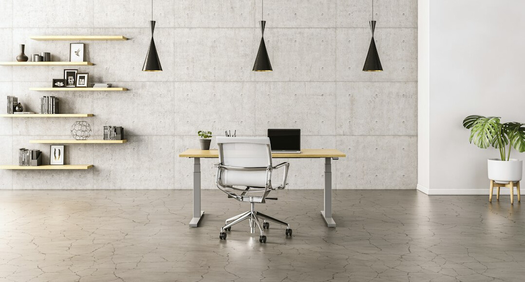 modern office workspace