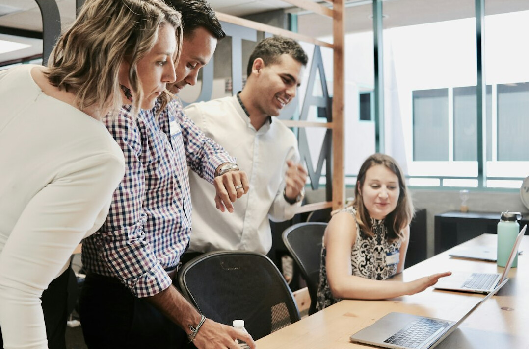 business team discussing strategy